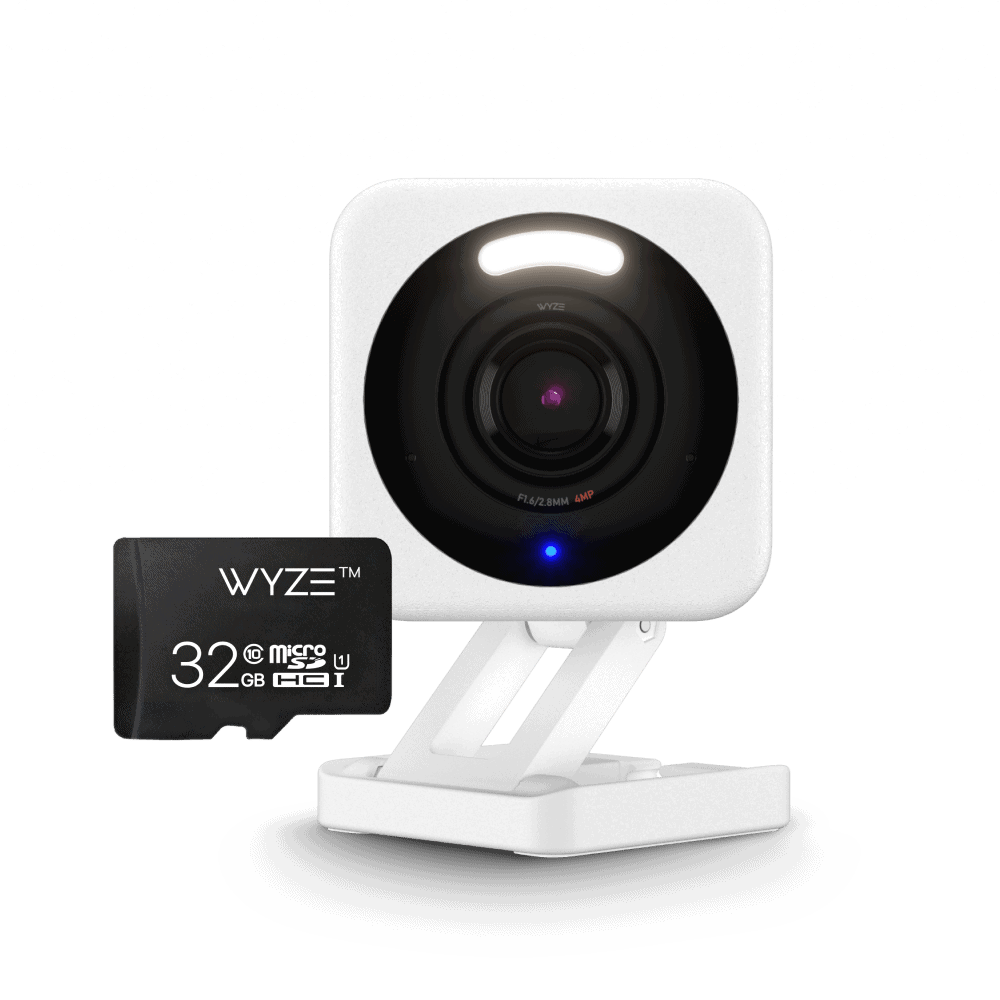 Wyze Cam v4 + 32GB MicroSD Card